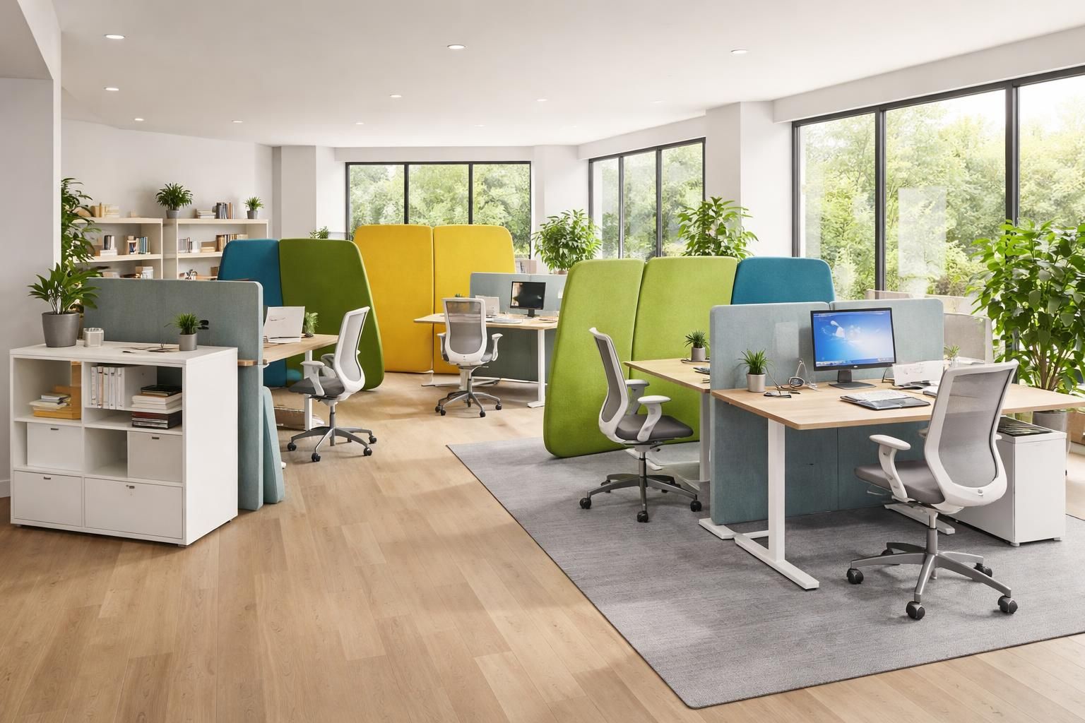 découvrez comment aménager un open space startup moderne en combinant le mobilier modulable steelcase et les cloisons acoustiques design buzzispace pour un espace de travail flexible, ergonomique et convivial.